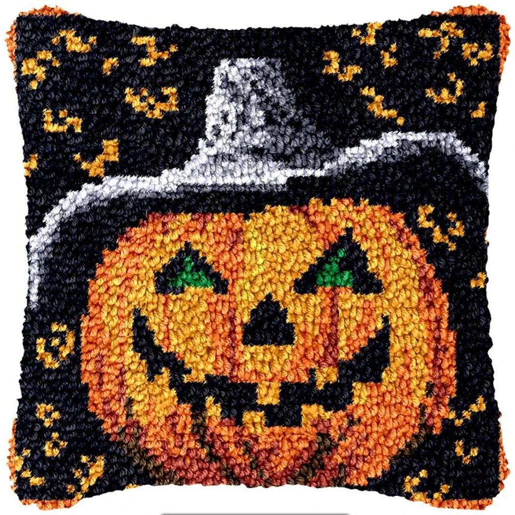 Kit de gancho de pestillo portátil, edición de viaje, almohada y alfombra, bordado artesanal con lona plegable - imagen 3