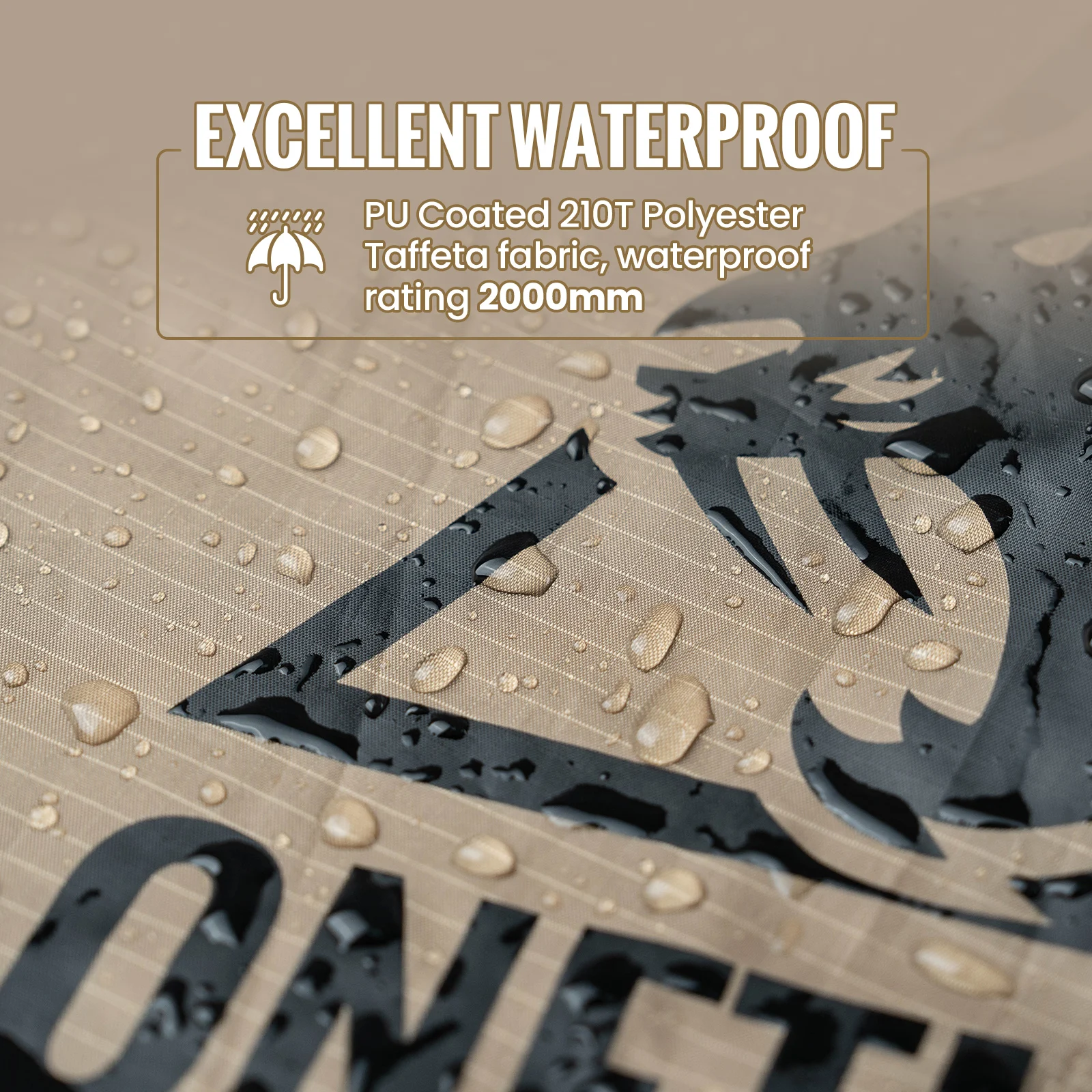 OneTigris-tienda de campaña de CONSTELLATIO, refugio ligero de pirámide para mochilero, senderismo, Bushcrafting, al aire libre, incluye alfombra de suelo - imagen 5