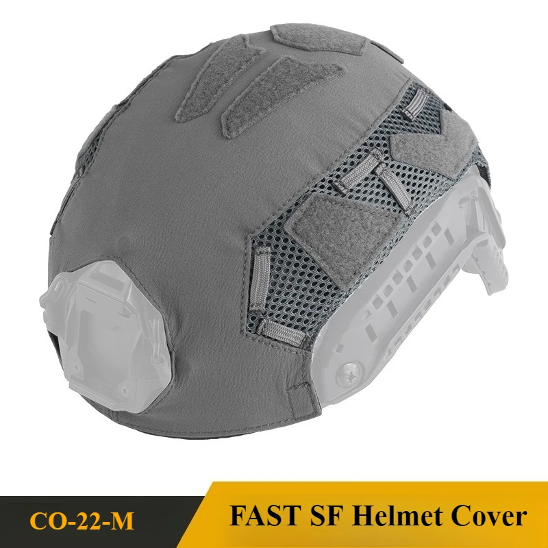 Cubierta de casco táctica FAST SF de nailon para caza y Paintball