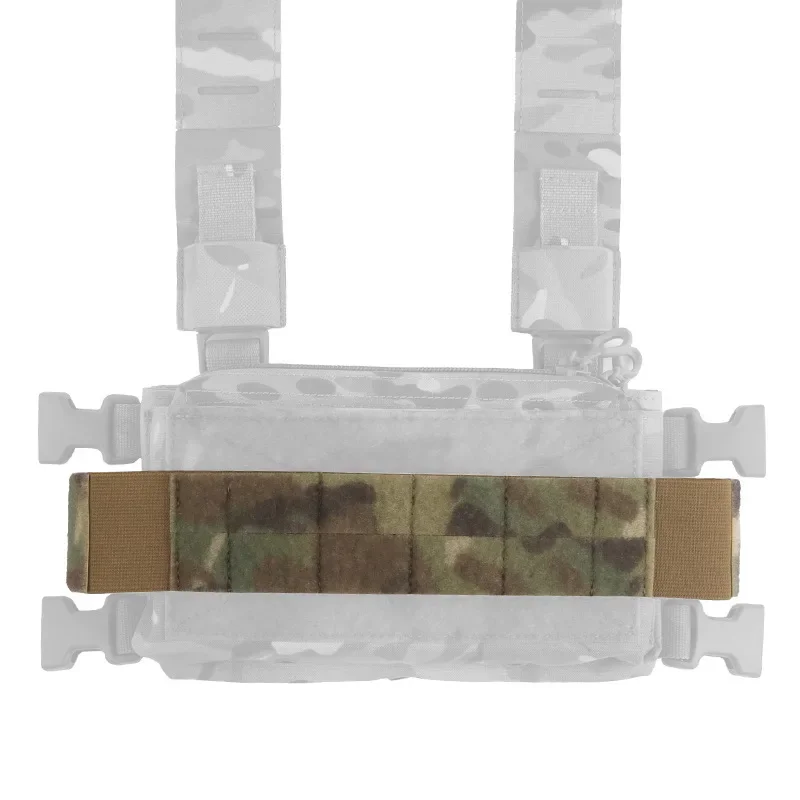 Correa de extensión para colgar en el pecho al aire libre, instalación MOLLE, correa elástica, línea de gancho, diseño de superficie de goma, montaje expandible - imagen 3