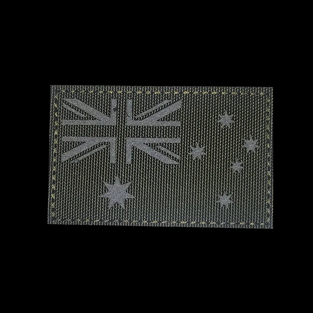 Parche reflectante bordado nacional de la bandera de Nueva Zelanda y Australia, apliques de PVC para bolsas tácticas, chaquetas, ropa, brazalete militar - imagen 4