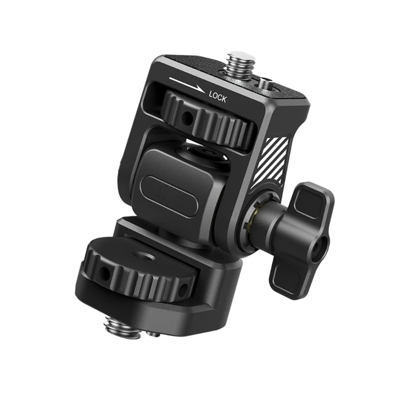 Cámara Metal para observar paréntesis, montaje tornillo 3/8 pies, inclinable modificable para fotografía K1KF - imagen 2