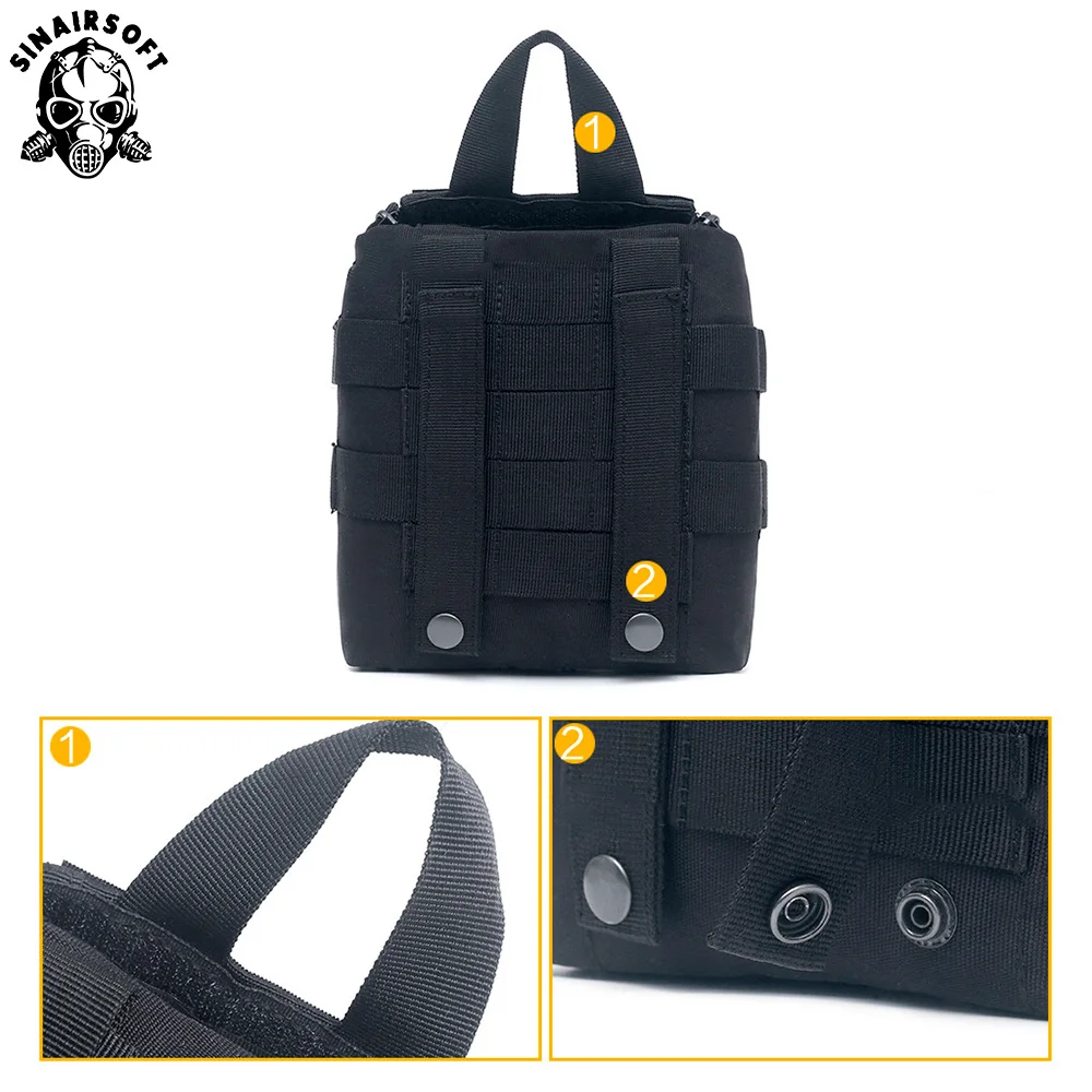 SINAIRSOFT Kit táctico Molle – Bolsa médica de emergencia - imagen 4