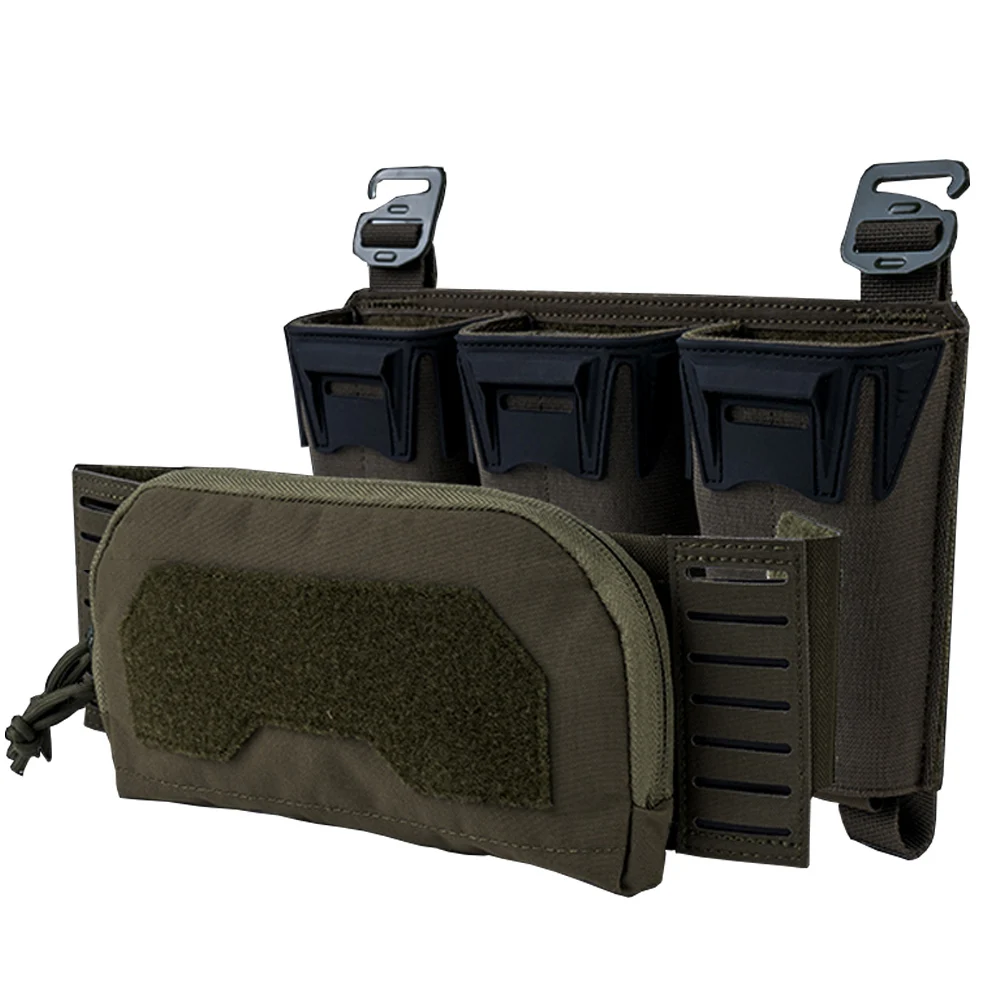 Bolsa táctica multicalibre Mag, conjunto de bolsa de administrador de segunda capa, MOLLE, tiro rápido, caza, combate, chaleco Airsoft, equipo de Panel frontal - imagen 5