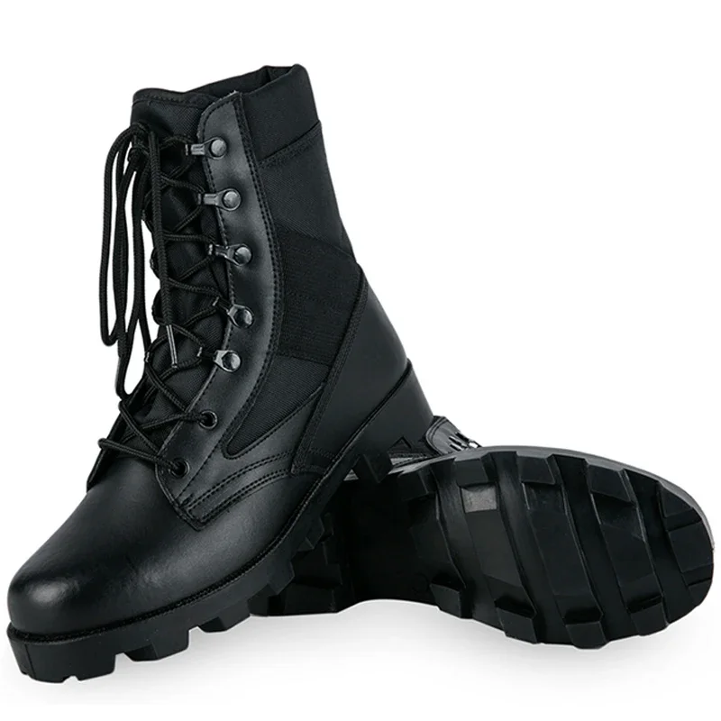 Botas tácticas de invierno 2024 para hombre, zapatos de seguridad transpirables de camuflaje para el desierto, botas de combate, zapatos de escalada y senderismo al aire libre - imagen 3
