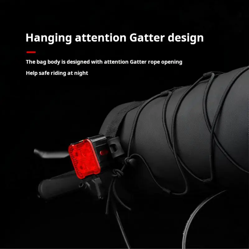 Bolsa impermeable para manillar de bicicleta de 2,5l, bolsa para alforja para cuadro de bicicleta, bolsa multifunción con asa para hombro para ciclismo, soportes para herramientas de reparación - imagen 2
