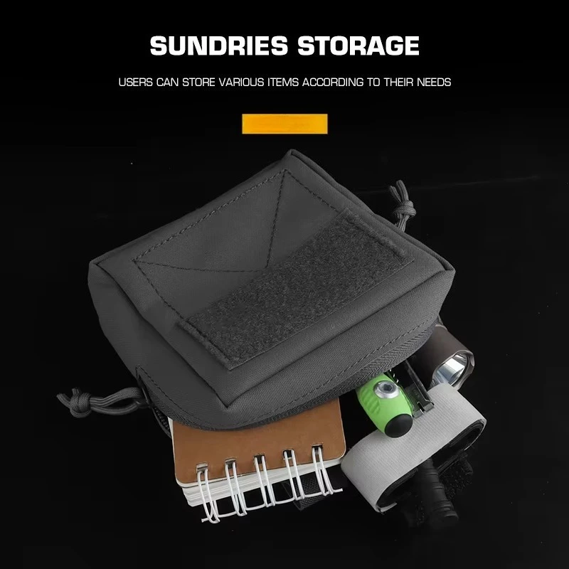 Bolsa GP multifuncional de tamaño M, almacenamiento de herramientas médicas MOLLE con cinturón, chaleco táctico de caza Airsoft, placa, bolsa lateral Carrie - imagen 5