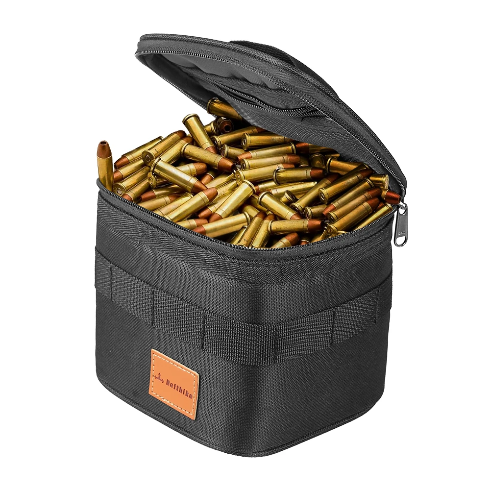 Bolsa para Cartucho de Rifle, bolsa portátil para munición de pistola, caja de almacenamiento para balas de caza al aire libre, bolso para herramientas EDC - imagen 2