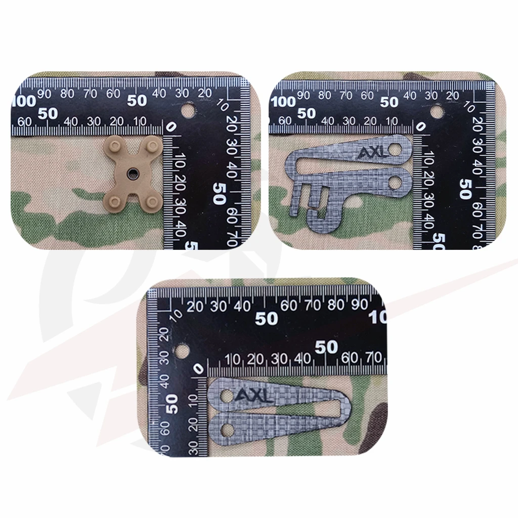 TR6837 AXL 3M C3 Kit de conexión de auriculares AMP Soporte para auriculares Conexión Ops Core Casco Rail - imagen 2