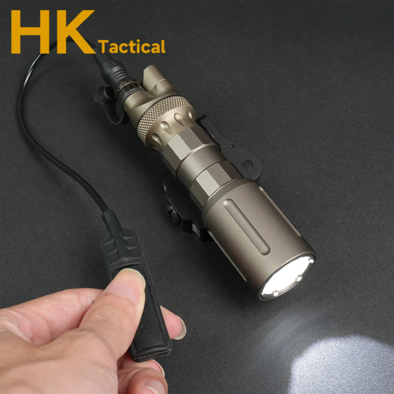 Linterna táctica PLH-V2 potente de 1100 lúmenes, luz LED de explorador de Metal, accesorios de caza al aire libre para riel Picatinny de 20mm - imagen 5