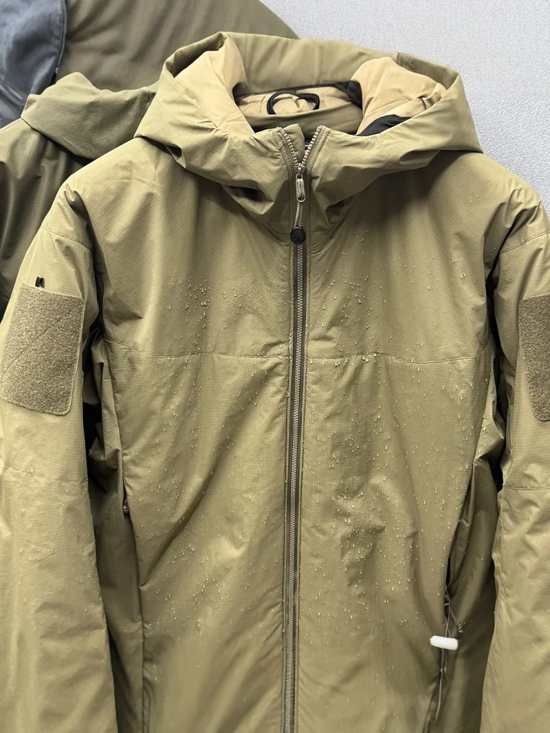 Abrigo de algodón ligero con capucha transpirable y resistente al viento al aire libre - imagen 2