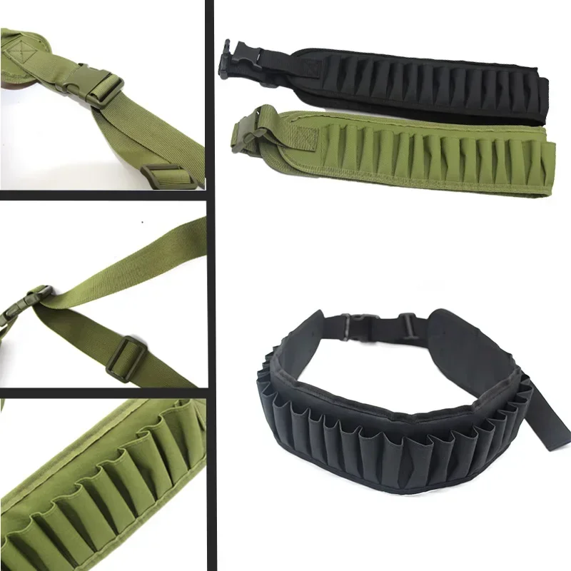 Bolsa táctica para revistas de 30 ejes en calibre 12/20, funda de cuero duradera para cintura para acceso rápido y fácil transporte - imagen 2