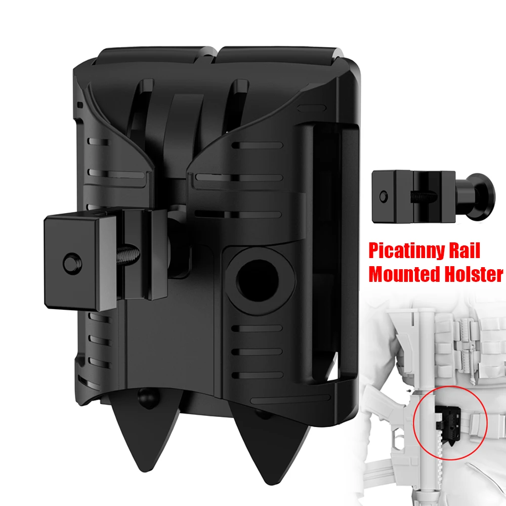 Funda táctica pistola universal Picatinny zurdo o diestro - imagen 4
