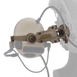 Casco táctico OPS CORE ARC/Wendy M-LOK adaptador de riel soporte rápido para casco adecuado para accesorios de auriculares de tiro COMTAC III