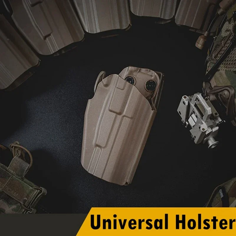 Funda de cinturón de liberación rápida, fundas tácticas para pistolas CS, funda de transporte para pistola de caza y Paintball para GLOCK 17, 20, 21, 22, 31, 37 - imagen 2