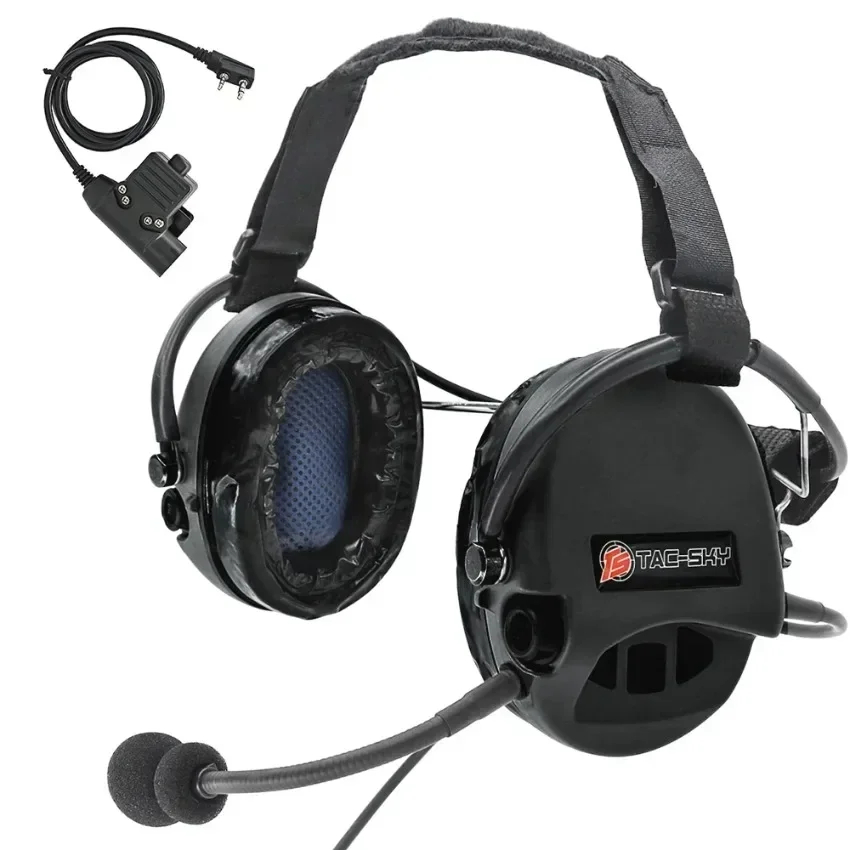 Auriculares tácticos TCILIBERATOR II SORDI, orejeras de silicona, protección auditiva, cancelación de ruido, captación, auriculares de caza Airsoft - imagen 3