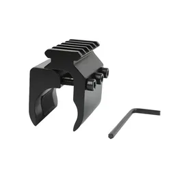 Adaptador Picatinny para tubo 17-27mm - soporte aluminio linterna