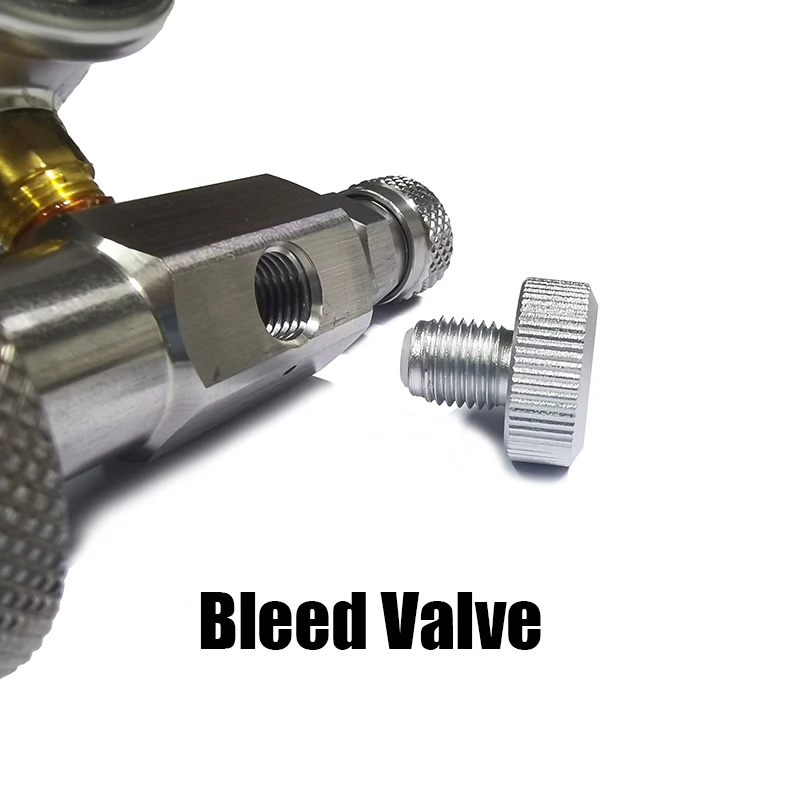 Cilindro de buceo HPA DIN, estación de llenado de recarga de ecualización de decantación, manómetro Dual, botella de tanque de 232 y 300bar, nuevo - imagen 3