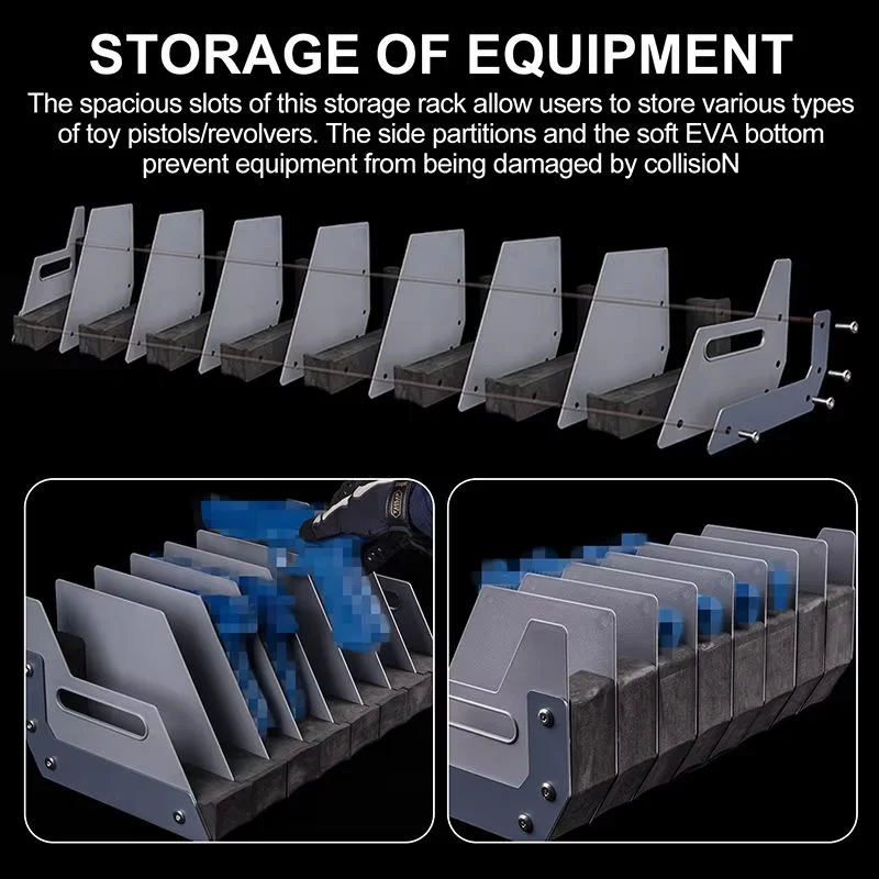 Soporte universal para pistolas de espuma EVA con funda y ranuras