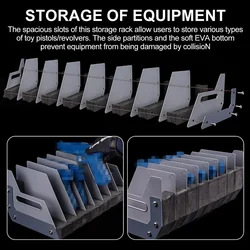 Soporte universal para pistolas de espuma EVA con funda y ranuras
