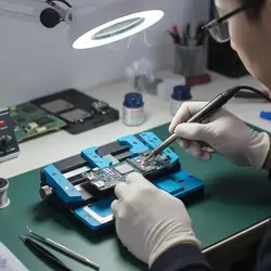 Herramienta fijación placas base teléfonos móviles para soldadura Chip placa teléfono móvil K1KF