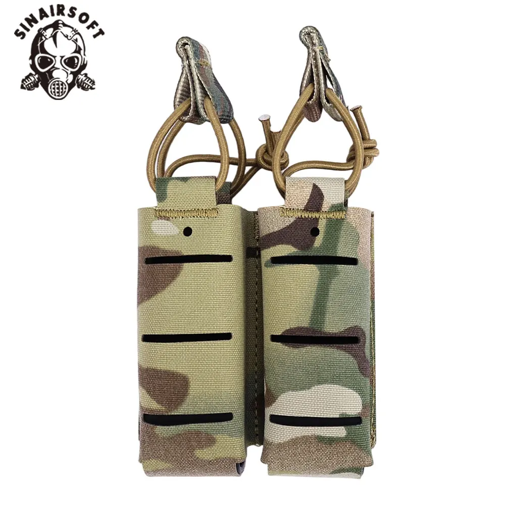Funda portacargadores doble 9mm SINAIRSOFT con fijación MOLLE