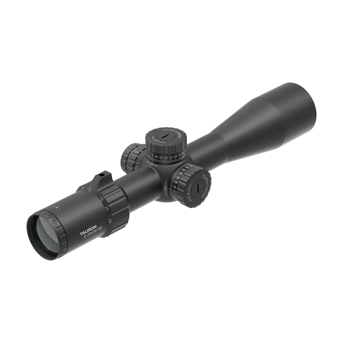 Mira Vector Optics Tauron 6-24x50 FFP | Tubo de 34mm | Rango de Elevación 82 MOA & Punto 0.125 MOA | Lente HD Alemana | Función Zero Stop - imagen 3