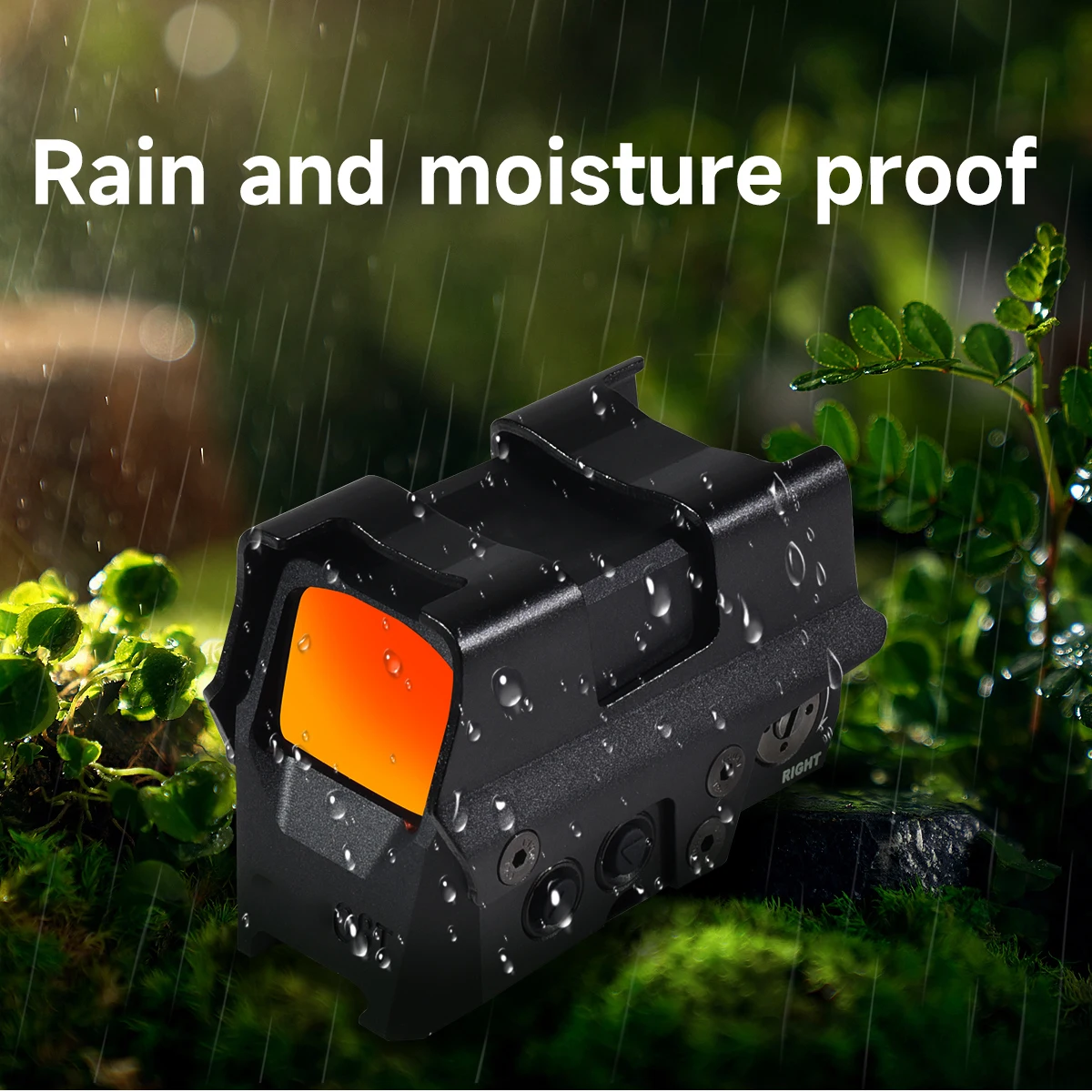 Mira réflex con energía Solar de punto rojo 8T, mira réflex de punto rojo, visor cerrado, óptica táctica, compacta, para Rifle, compatible con riel de 20mm - imagen 4