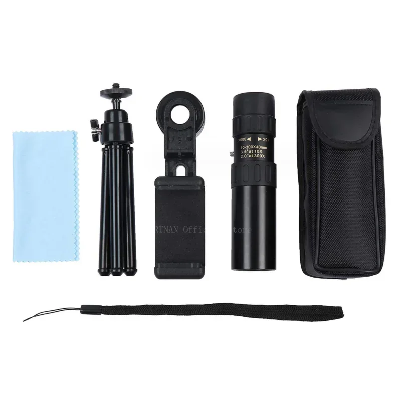 telescope with clips