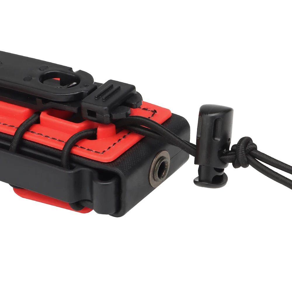 Bolsa magnética de 2 piezas para pistola, 9mm, carcasa suave ajustable, portador Universal Mag con MOLLE y Clips para cinturón, accesorio de caza - imagen 5