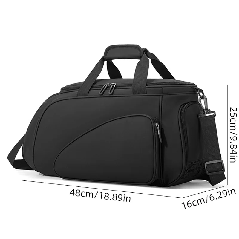 Bolsa de gimnasio para Fitness, separación en seco y húmedo, para viajes al aire libre, bolso de entrenamiento deportivo, compartimento para zapatos, bolsa de Yoga para natación de gran capacidad - imagen 3