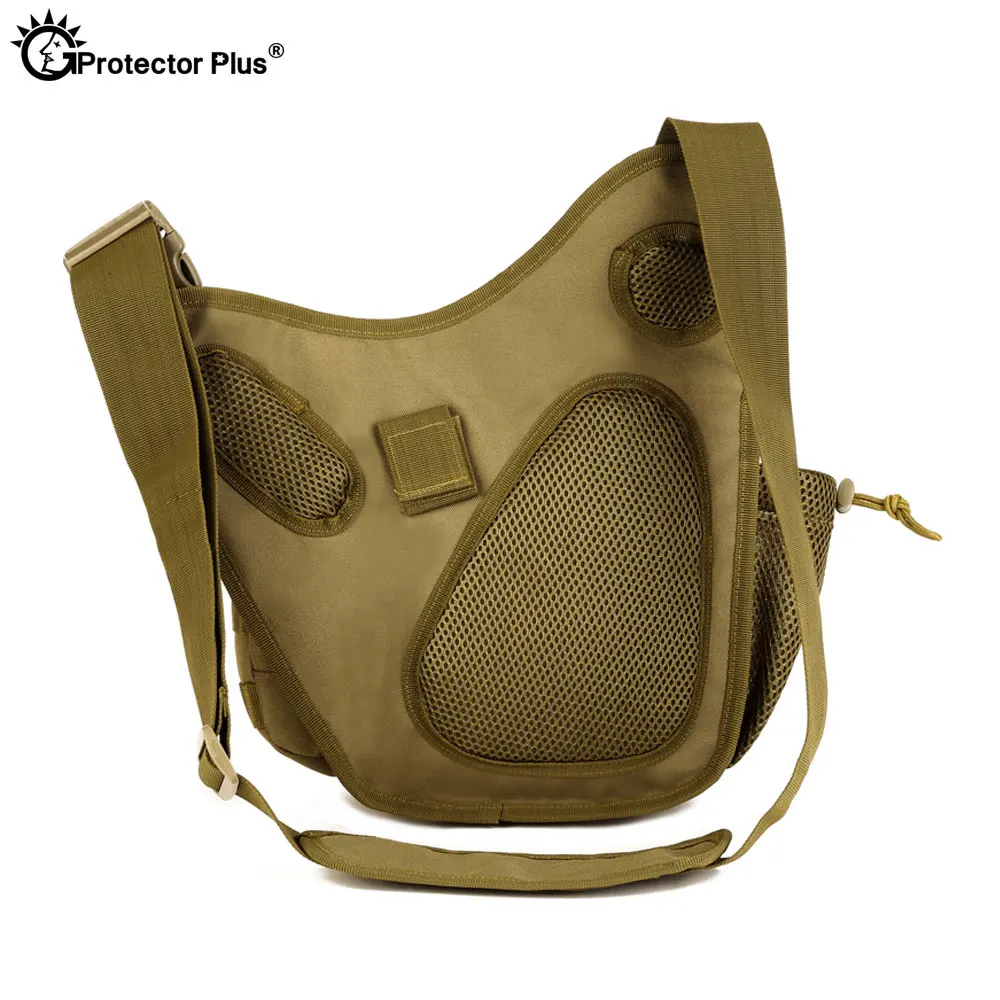 PROTECTOR PLUS bolsa de mensajero táctica deportes al aire libre impermeable caza camuflaje cámara sillín bolsa montañismo Camping - imagen 3