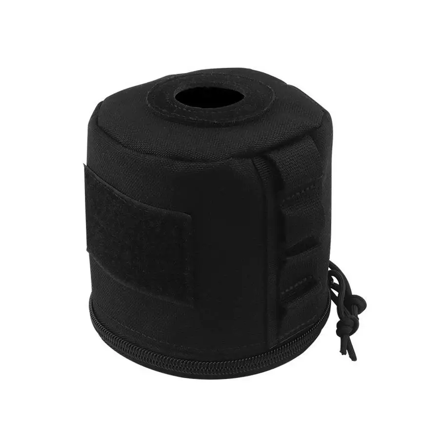 Cubierta protectora de lata de Gas para acampar, tanque de Gas de 450g, recipiente de Gas estilo Molle, funda de cilindro, suministros para barbacoa, Picnic al aire libre - imagen 5