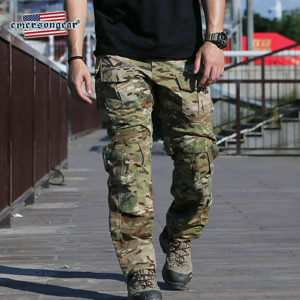 Emersongear G3 pantalones de camuflaje pantalones de combate al aire libre impermeables caza Multi-camo pantalones Cargo genuinos para hombres - imagen 5