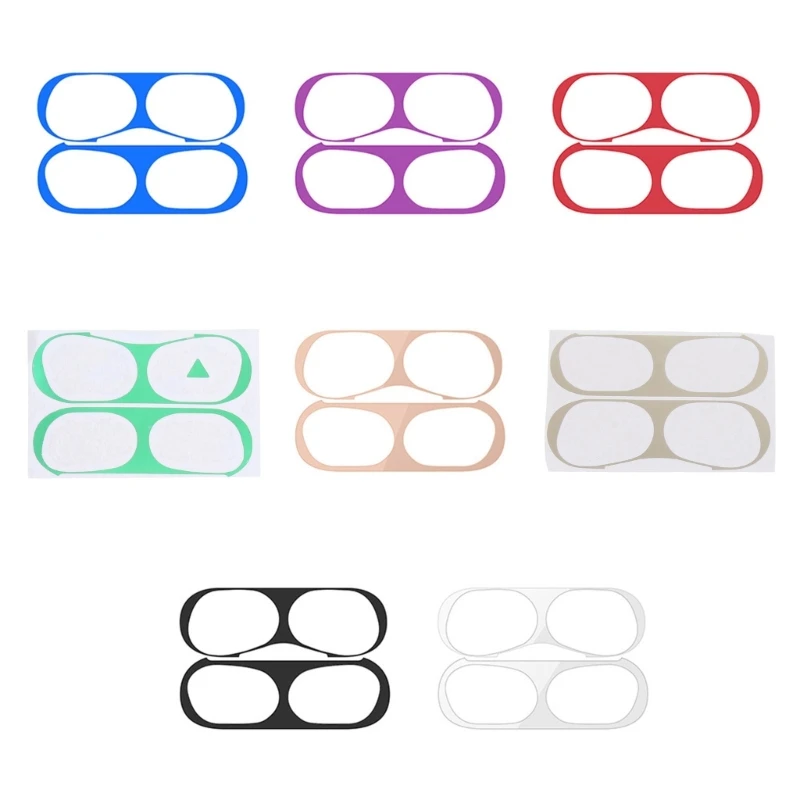 Película antiarañazos para auriculares, funda para 2, pegatina protectora a prueba polvo, envío directo