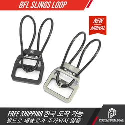 Conector MOLLE para eslinga táctica con sistema loop rápido adaptador
