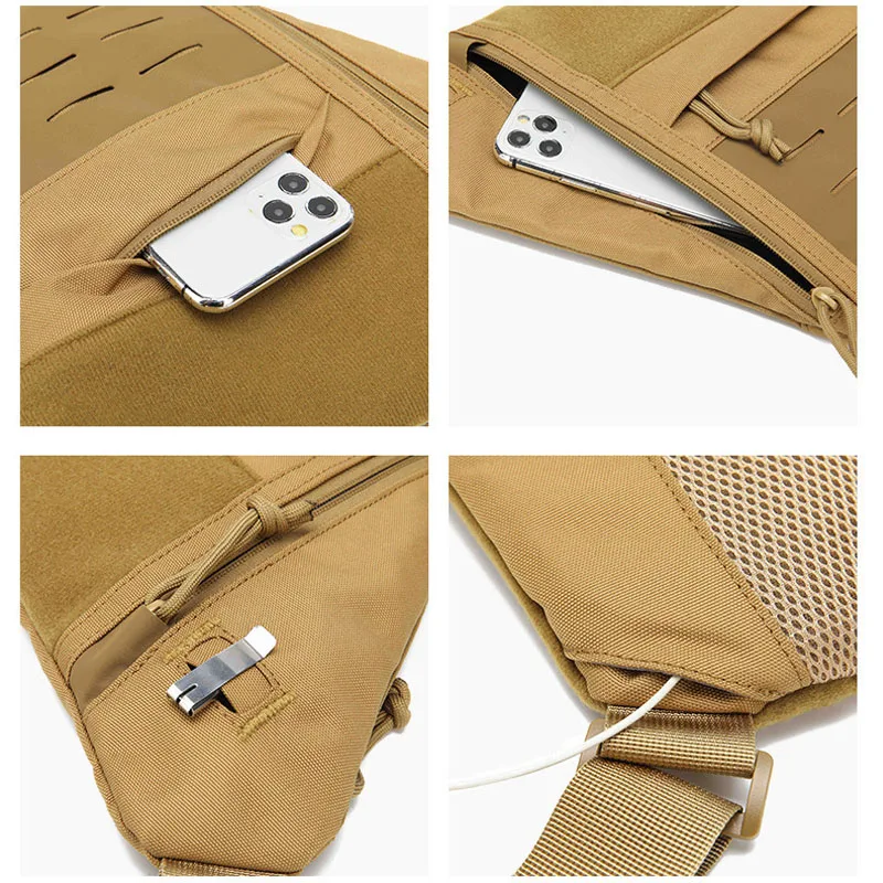 Riñonera táctica impermeable antirrobo militar - imagen 4