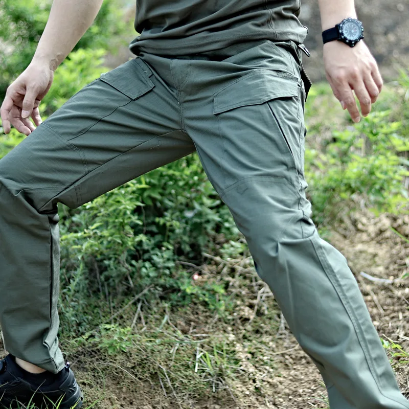 Pantalones militares impermeables para hombre, Pantalón Cargo resistente al desgaste con múltiples bolsillos, caza al aire libre, trabajo de combate, Joggers, talla 3XL - imagen 5