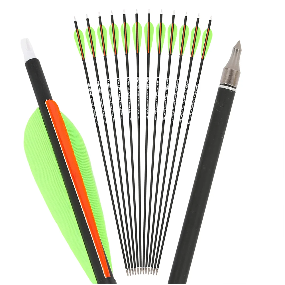 Flechas de carbono spine 500 – Caza con arco compuesto y recurvo