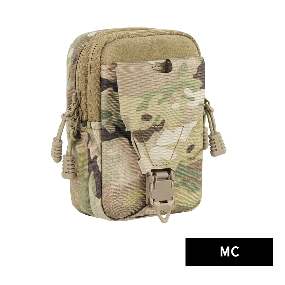 Bolsa táctica Molle, riñonera para exteriores para hombres, bolsa de herramientas EDC, chaleco, monedero, funda para teléfono móvil, caza, Camping, bolsa combinada, deportes