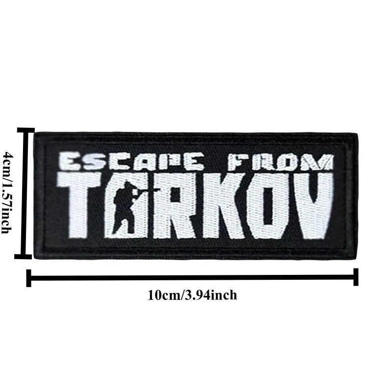 Parche táctico de moral de cazador de francotirador, parches bordados con gancho y bucle divertidos, insignia militar, pegatinas para mochila, brazalete, aplique para casco - imagen 2