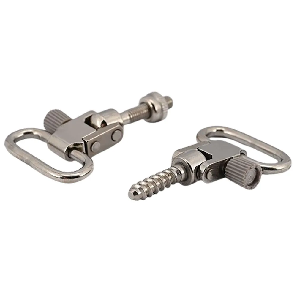 Soporte de eslinga giratorio de separación rápida Sparta para correas de 1 pulgada o 1,25 pulgadas con acabado en níquel - imagen 4