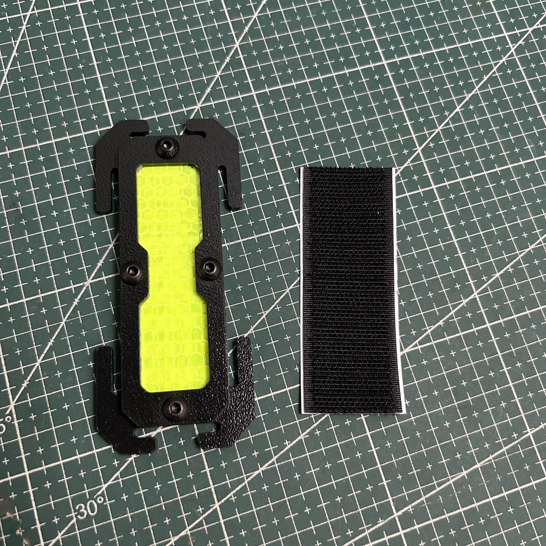 Parche reflectante Molle para exteriores con correa nocturna, alerta de seguridad, accesorios para mochila táctica, Panel reflectante de alta visibilidad - imagen 2