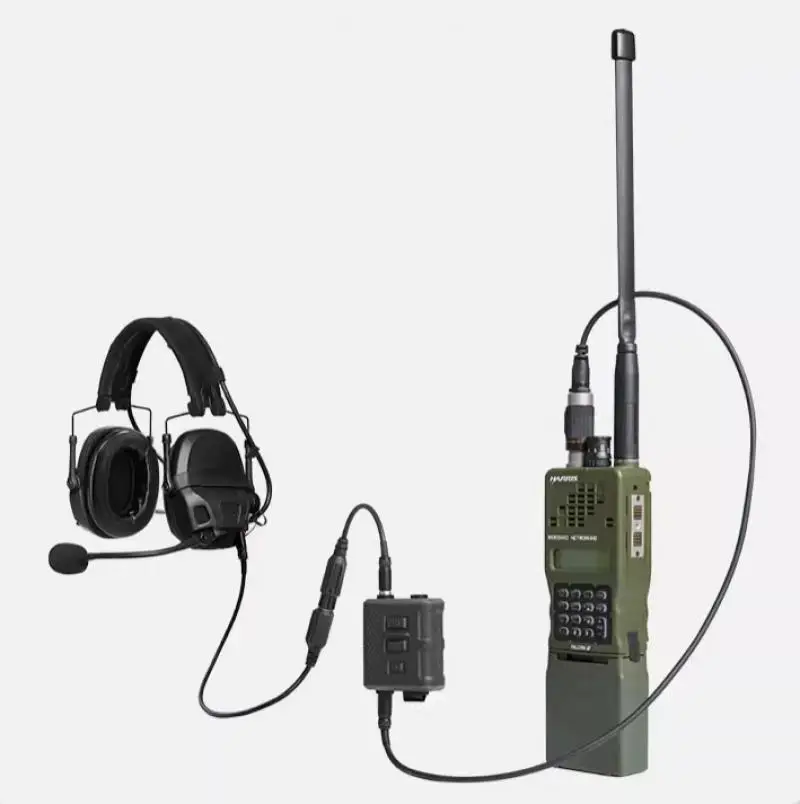 FMA-FCS-TACTICAL V20 V60, auriculares tácticos con conector de canal único/canal Dual, PTT PRC148 152, funda de Radio PTT - imagen 5