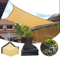 Red de sombreado para jardín al aire libre, toldos para terraza, malla protectora para sombra de acampada, protección UV, tela de protección solar HDPE, sombra