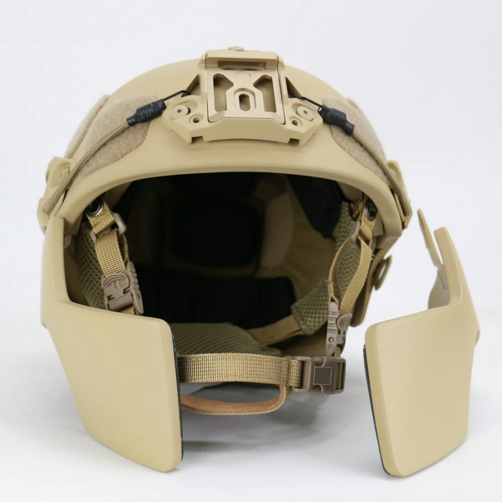 Placas tácticas de inserción de oreja balística de aramida para casco AF, kit de expansión NIJ IIIA - imagen 3