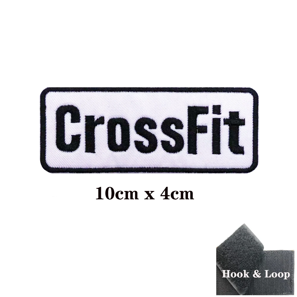 Parche de etiquetas de nombre CrossFit, apliques bordados, etiqueta de costura, pegatinas de ropa de motociclista Punk, insignia de accesorios de ropa - imagen 5