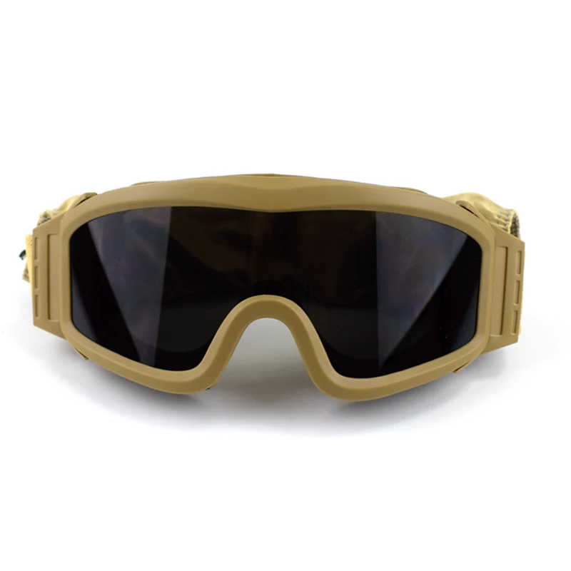 Gafas tácticas militares Airsoft gafas de tiro GX1000 negro 3 lentes motocicleta a prueba de viento juego de guerra gafas de sol - imagen 5