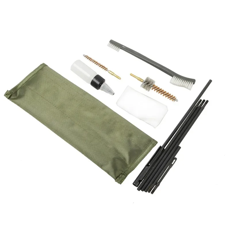 Kit de limpieza de pistola de Rifle AR15 M16 M4, cepillo limpiador de pistola Airsoft para 5,56mm.223 22LR.22 Cal, accesorios para pistola, Herramientas de limpieza - imagen 5