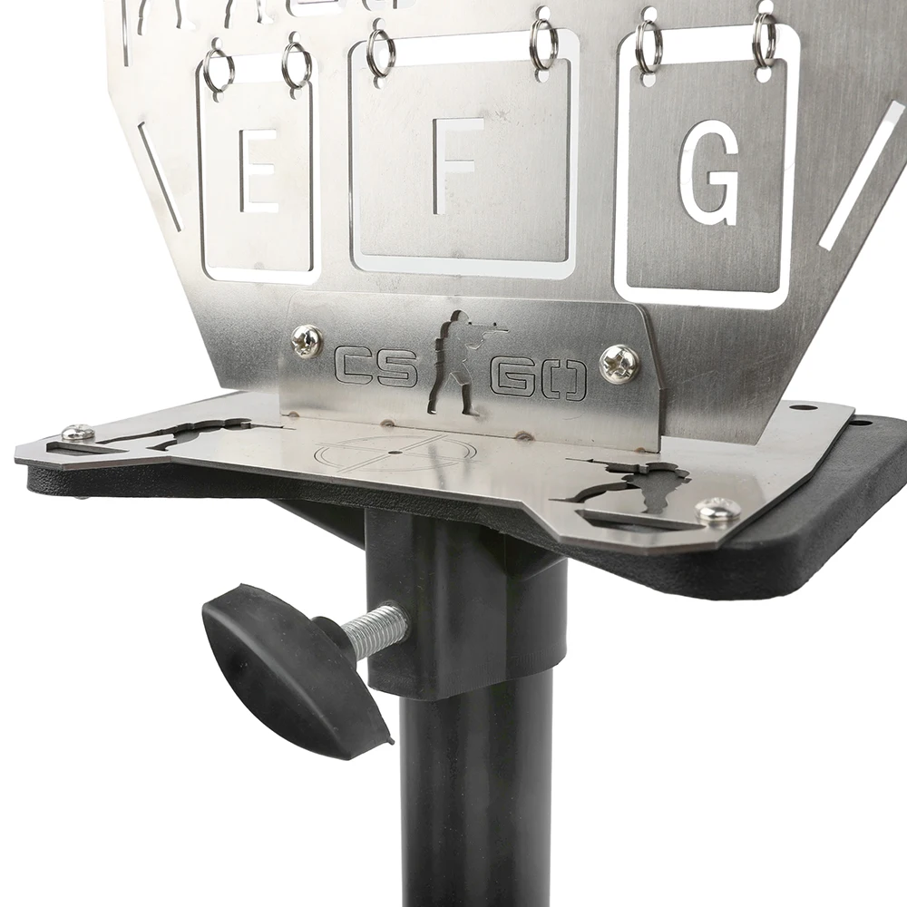 Soporte plegable de aleación de objetivo de acero inoxidable, tirachinas, bola de acero, objetivo de tiro con arco, flecha, objetivo de entrenamiento - imagen 5